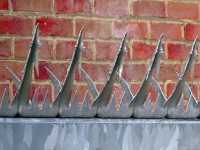 Cobra fence spikes